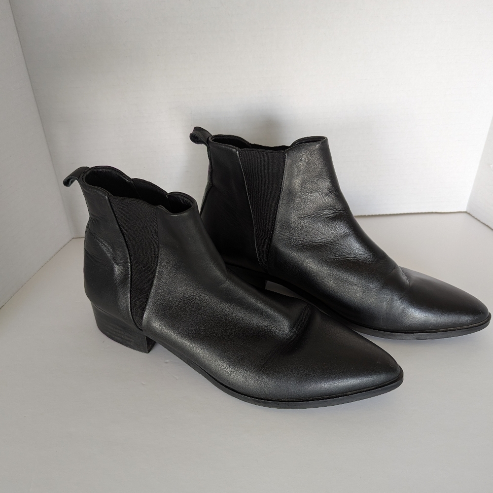 Frank & Oak Black Ankle Boots